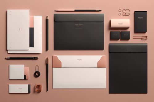 商務文件辦公用品VI樣機效果圖 提升技術推廣視覺表現力的關鍵素材